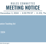 A graphic that lists all the bills the committee will consider during its September 9th, 2024 meeting.