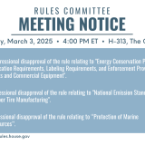 A graphic that lists all the bills the committee will consider during its September 9th, 2024 meeting.