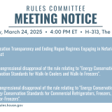 A graphic that lists all the bills the committee will consider during its September 9th, 2024 meeting.
