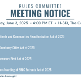 A graphic that lists all the bills the committee will consider during its September 9th, 2024 meeting.